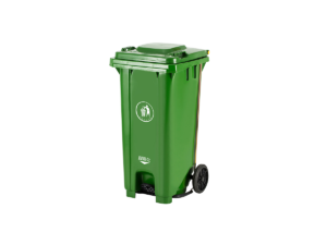 667 x 532 x 997mm 180 L HDPE with Pedals Plastic Waste Bins