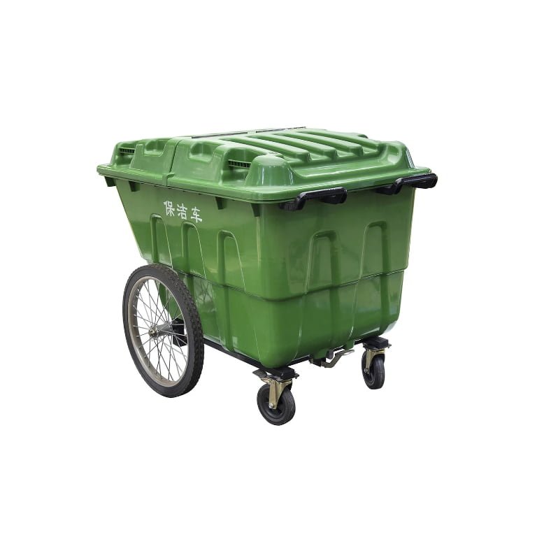 400-Litre Sealed and odor-proof Silent swivel casters Garbage Collection Truck
