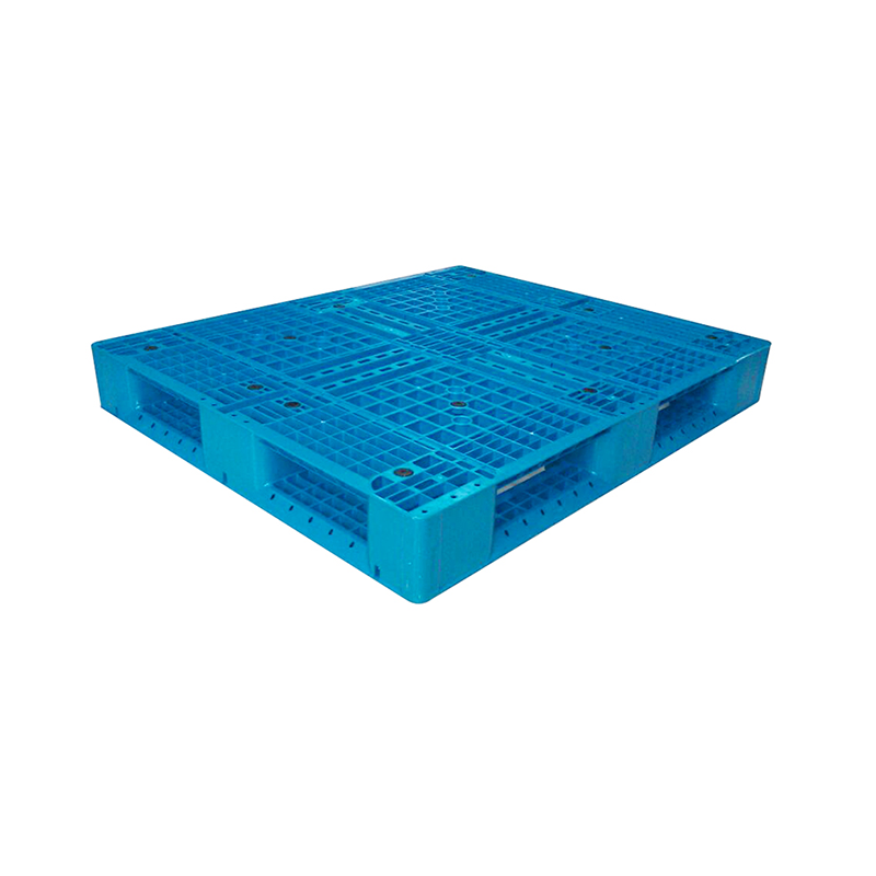 1100 x 1100 Six Runner Rackable and Stackable Plastic Pallet six-runner plastic pallet