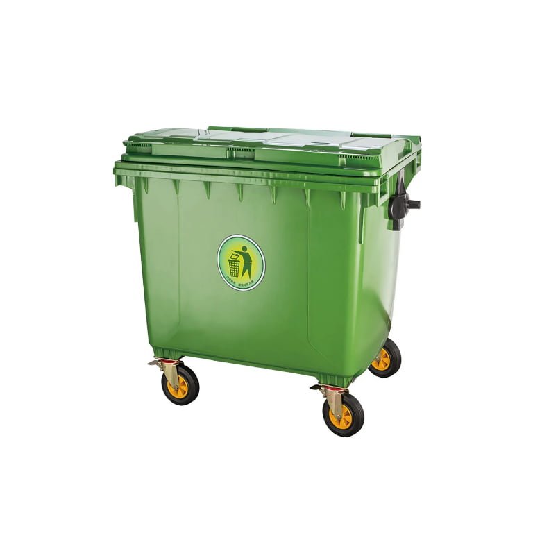 1100L Large-Capacity Plastic Waste Bin Compatible with Lifting Systems | 1100A-1 |