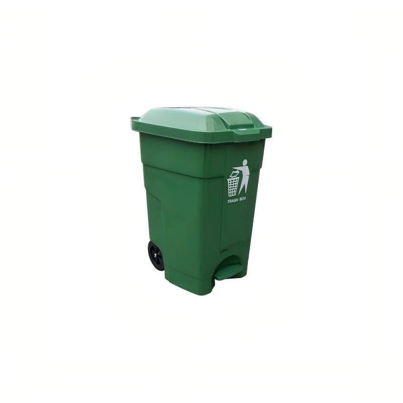 50L Outdoor & Indoor Waste Bin with Wheel & Pedal | 50E