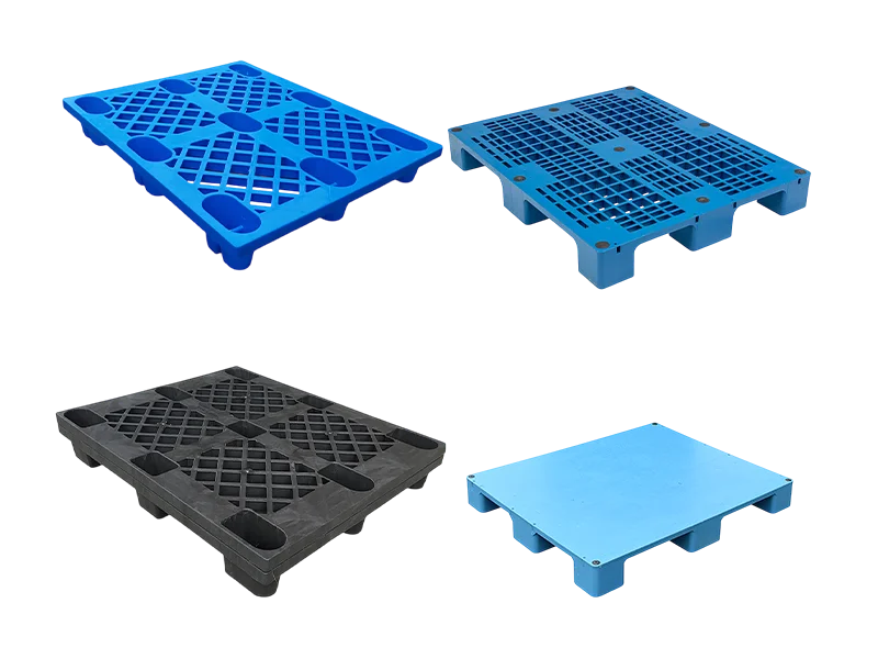 Nine-Legged Plastic Pallets Banner