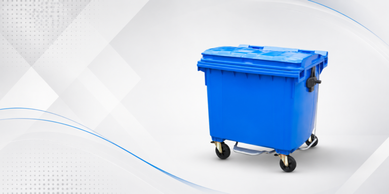 660L Commercial Waste Bin With Optional Foot Pedal