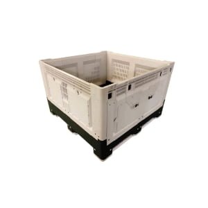 1162 x 1162 mm Plastic Pallet Box with Triangular Side Panels on All Four Sides