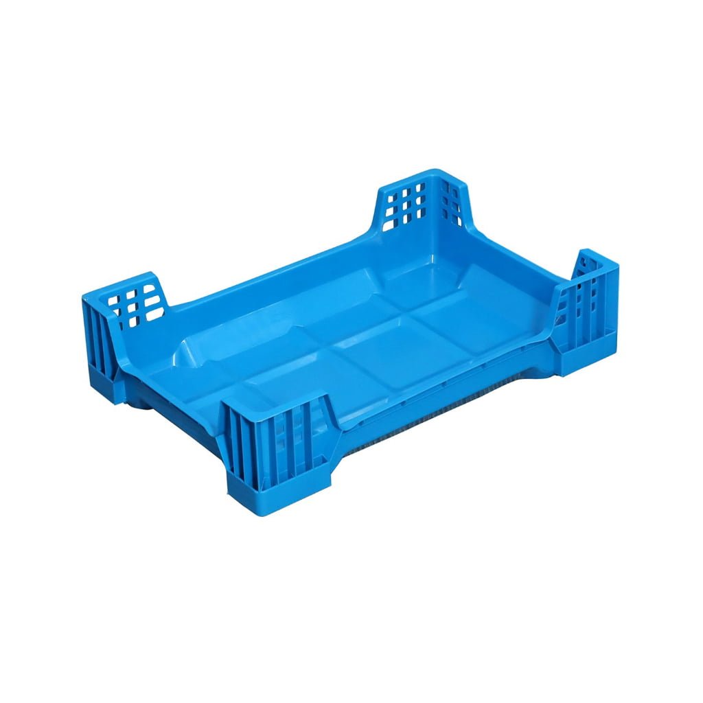 600 × 400 × 190 mm Heavy-Duty Mealworm Breeding Box reusable plastic crate