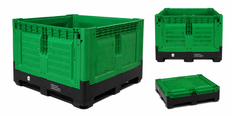 700L Collapsible Plastic Pallet Box for Bulk Handling