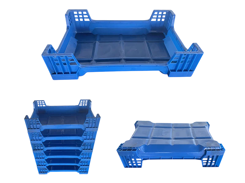 Reusable plastic insect breeding boxes for insect farming
