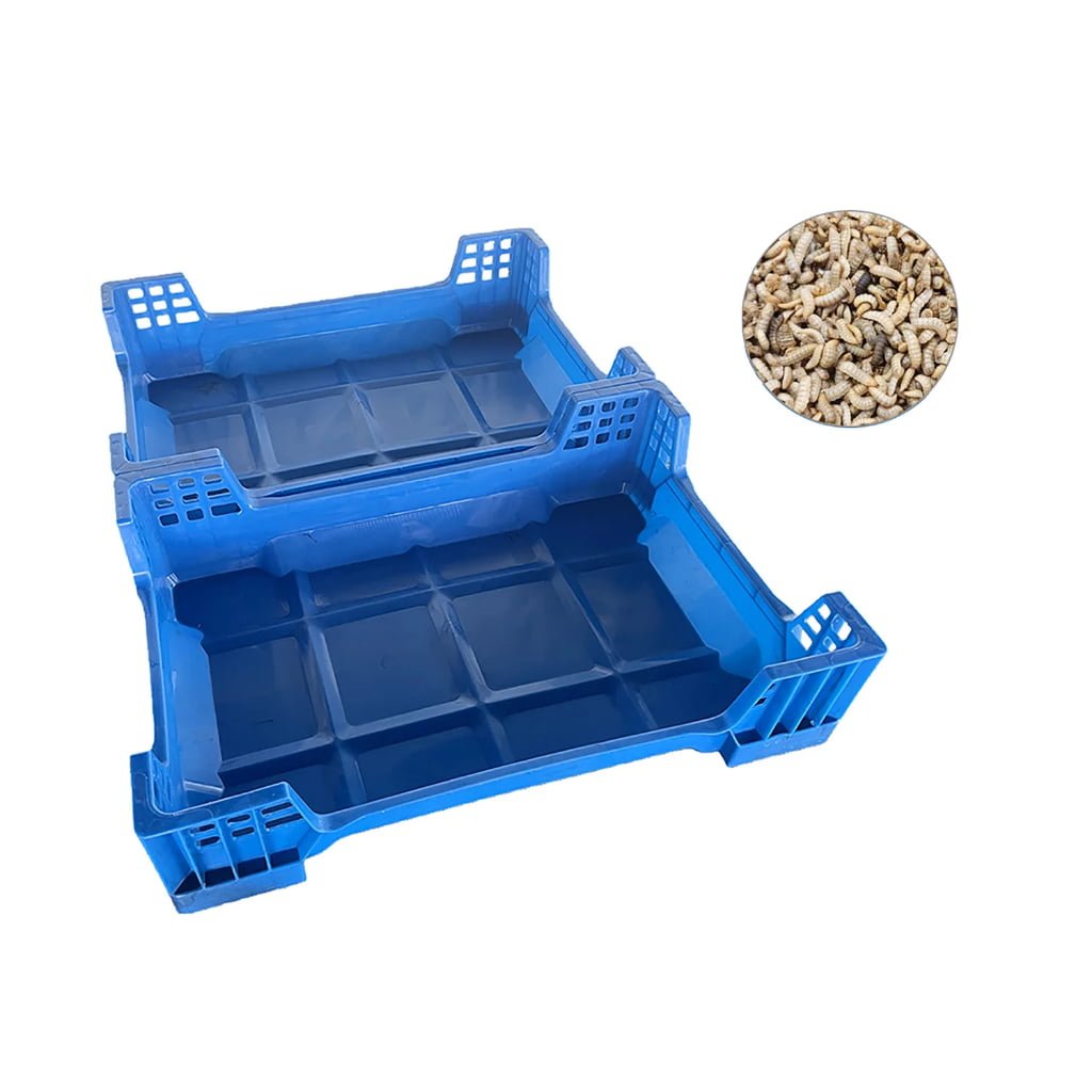 60 x 40 x 14.5cm Plastic Insect Breeding Box reusable plastic crate
