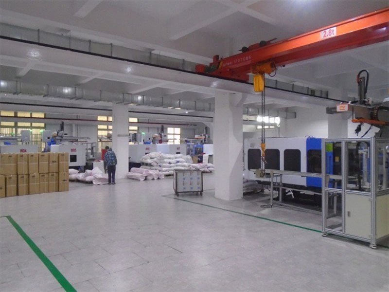 Quality control inspection laboratory with testing equipment