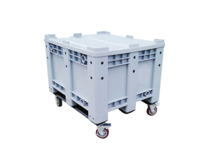 1200 x 1100 x 760 mm Plastic Pallet Box with Wheel