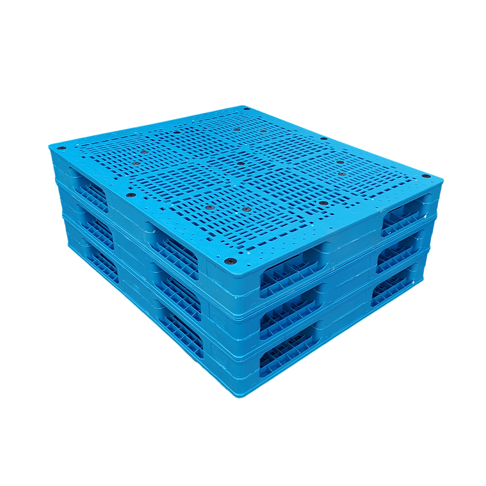 1500 x 1300 x 150 mm Reversible Ventilated Pallet Welded Construction heavy-duty plastic pallet