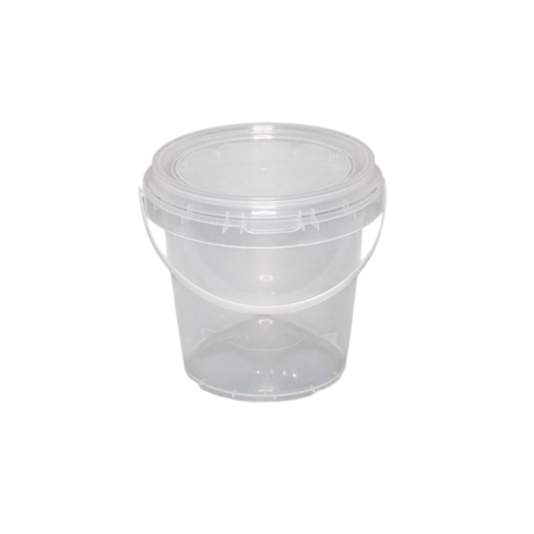 1l Clear Plastic Food Bucket