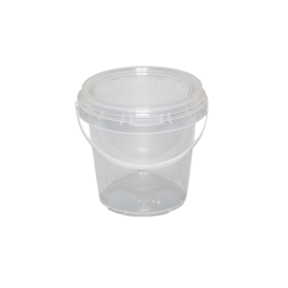 1l Clear Plastic Food Bucket