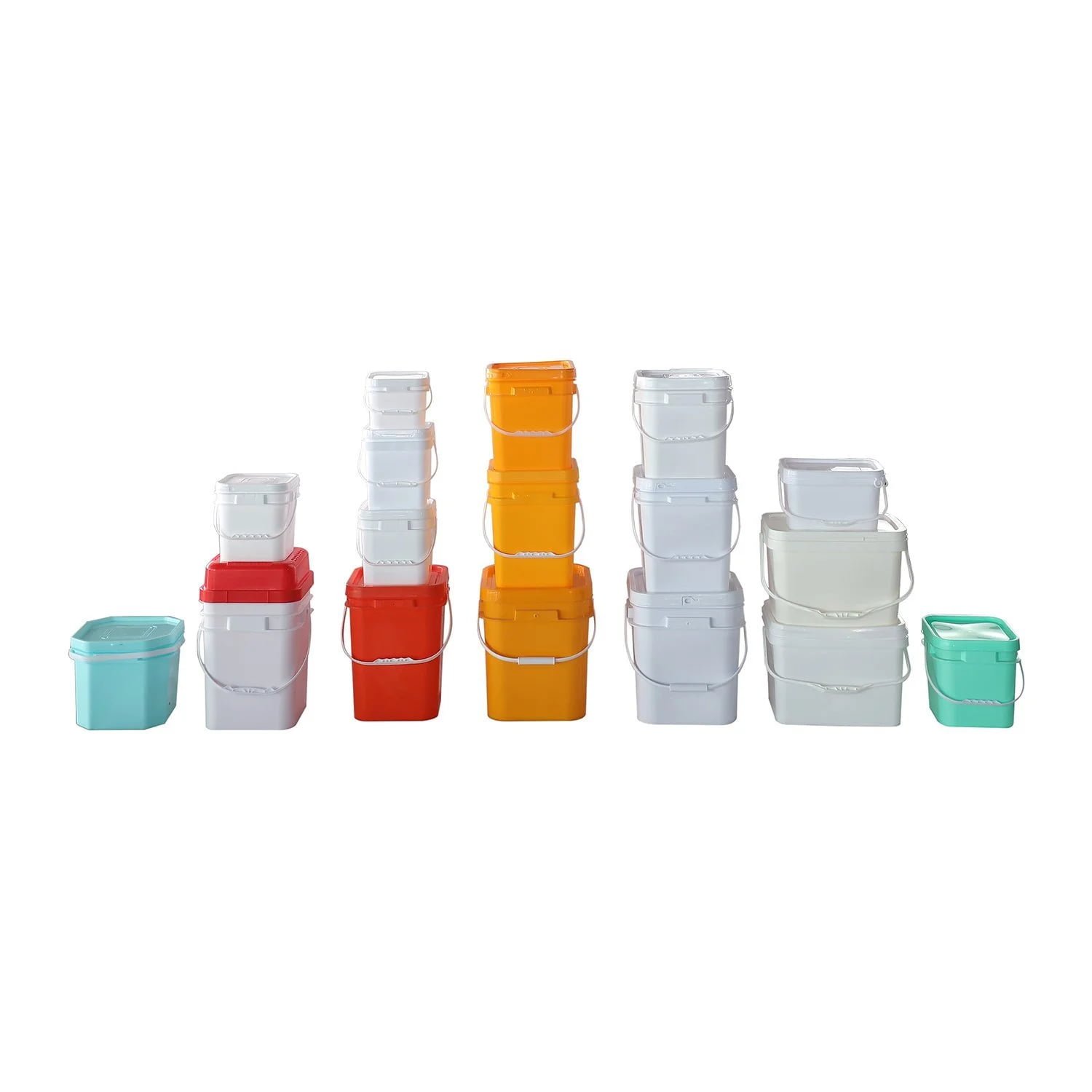 Square Plastic Buckets